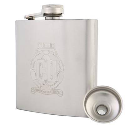 Crest Hip Flask Photo